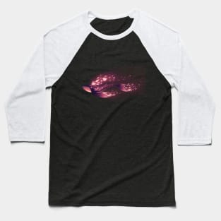 The Ocean God: Transparent Baseball T-Shirt
